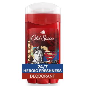 Old Spice Aluminum Free Deodorant for Men, 24/7 Freshness & Lasting Scent, 24/7 Long Lasting Sweat & Odor Protection, Smell Like a Hero, Superman, Bright Citrus and Cosmos Scent, 3 oz