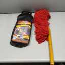 California Car Duster Heritage Edition Wood Handle and Cotton Mop 86242, Red