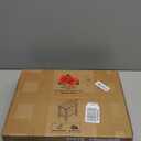 LUE BONA Adirondack Outdoor Side Table, 2-Tier Dark Brown HDPS Patio End Table Weather Resistant,Outdoor Morden Side Table for Patio, Pool, Porch