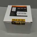 BESTTEN 6 Pack Dimmer Light Switch, LED Dimmer Switch, Single-Pole or 3-Way, for Dimmable LED, Halogen and Incandescent Bulbs, 120V, Wall Plate Included, UL Listed, White