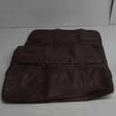 2 Pcs Fake Leather Cover for Sofa 22x60 inch Brown