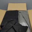 Calmootey Portable Closet Organizers, Clothing Storage, Wardrobe with 6 Shelves and Hanging Rod, Non-Woven Fabric Cover with 4 Side Pockets, Black