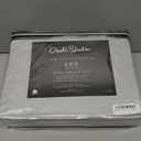 DwellStudio Luxe Comfort: 400TC Cotton Sateen Weave King Sheet 4 Pc Set - Extra Deep Pocket - Fits 18" Mattresses - Gray, King