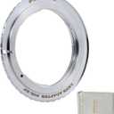 PHOLSY Lens Mount Adapter Manual Focus Compatible with Nikon F AI AF-S Mount Lens to Canon EOS EF-Mount Camera Body, Nikon F to EOS, Nikon F to EF