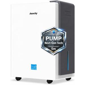 AEOCKY Dehumidifier with Pump Up to 16.5ft Energy Star Most Efficient 2025