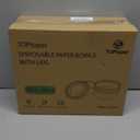 50 Pack 25 Oz Large Paper Bowls with Lids, Disposable Soup Serving Bowls Bulk Party Supplies for Hot/Cold Food, Soup (25 OZ)