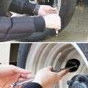 ATsafepro Truck Tire Pressure Gauge,Heavy Duty Pen Tire Gauge Range to 150PSI/10Bar,Dual Head Air Pressure Gauge (Pack of 2)