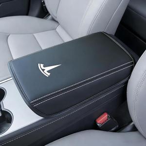 Car Middle Center Console Cover for Tesla Model 3/ Model 3 Highland/Model Y/Y Juniper/YL Accessories Waterproof Middle Arm Rest Cover,Scratch-Resistant Protector Pad