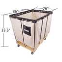 Canvas Basket Bulk Truck,Service Carts 12 Bushel Knock Down Truck, 15.0 cu. ft, 600 lb, 36" L X 26" W X 34" H Capacity