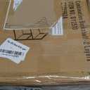 Small Bookshelf for Small Space, 2 Tier Industrial Bookcase,Narrow Book Case Storage Organizer Book Shelf for Living Room, Bedroom and Office, Easy Assembly(2 Tier,Rustic Brown)