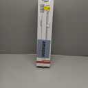 Reinforced 18 Inch Tall Retractable Dog Gate for Stairs, 55" Wide Step Over Pet Gate for Doorways, Small Pet Gate Retractable Gate Indoor/Outdoor Short Gate for Small Dogs - No Bottom Squeeze, Black