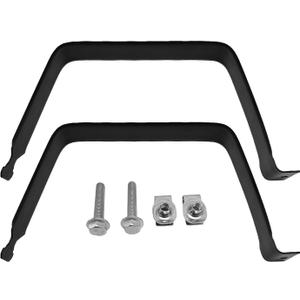 2 Pack Fuel Gas Tank Straps Bracket Fit For 1999-2018 Chevy Silverado 1500 2500 3500 GMC Sierra 1500 2500 3500, Replace 578-183 578183 15288145 15710284, With Bolts & Locking Nuts