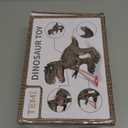 TEMI 3 Pack Electrical Walking Dinosaur Toys for Toddlers 3-4 3-5 Years with Sound and Light Up, Toddler Robot Dinosaur, Brachiosaurus, Stegosaurus Dinosaur Figures for Kids