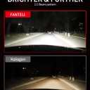 Bulbs Combo 6500K Cool White 40000LM 900% Brightness, 1:1 Size Plug and Play IP68 Waterproof Off-Road Lights, Pack of 4