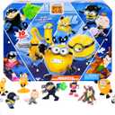 Minions Despicable Me 4 - Mega Battle Countdown Calendar | 10 2inch Surprise Collectible Toy Figures Inside in the Form of Mini Minion Figures and Other Characters