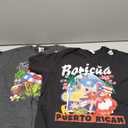 Puerto Rican Flag Idea For Women & Boricua Puerto Rico Frog T-Shirt Black And Puerto Rico Boricua Coqui Frog Taino Sun Puerto Rican Flag T-Shirt Grey XL