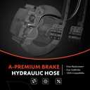 A-Premium Front Driver Brake Hydraulic Hose Compatible with Ford