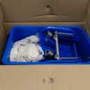 MATTHEW Cleaning Blue 22Quart Compact Mop Bucket INCL.2 Pcs Mop Head with Side Press Wringer On Wheels,Tandem Portable Floor Cleaning Wavebrake,Ideal for Household,Industrial,Restaurant,Janitorial Use