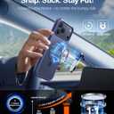 TORRAS Ostand for iPhone 17 Pro Case Magnetic, Fit for MagSafe, 4X Military Drop Protection, Camera Control, Slim Phone Case for iPhone 17 Pro with Kickstand, Translucent Matte Cover 6.3", Deep Blue