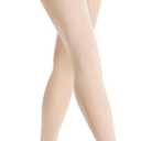 Capezio Womens Ultra Soft Self Knit Waistband Transition Tight, Porcelain, Small-Medium US, 8 Den