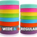 AOZITA [16 Pack] Colored Plastic Mason Jar Lids Fits Ball, Kerr & More - 8 Wide Mouth & 8 Regular Mouth - Storage Caps for Canning Jars, Dishwasher Safe & Food Grade & Leakproof
