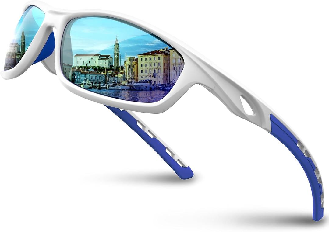 RIVBOS Sunglasses for Men Women Polarized UV Protection Sports Fishing Driving Shades Cycling RB833