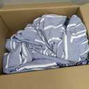 Extra Deep Split King Sheet Set  7 Piece Breathable and Cooling Sheets  Hotel Luxury Bedding for Women, Men, Kids & Teens  Secure Fit  Soft and Wrinkle Free with Extra Deep Pockets  Blue Stripes