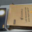 EOSMILE 6 Inch Pack Black Recessed Lighting with Night Light 16 Pack