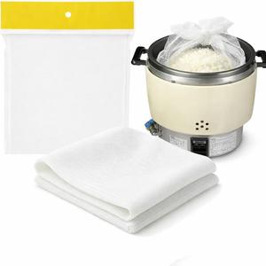 Commercial Rice Cooking Net Reusable Mesh Rice Cloth for Restaurant Rice Cookers & Steaming, Heavy-Duty, 2 Pack (43.3" x 39.4")