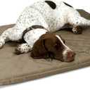 K&H Pet Products Lectro-Soft Orthopedic Outdoor Heated Dog or Cat Bed for Large Dogs or Multiple Cats, Safety Listed Warming Pad, Waterproof, Soft & Flexible, Washable Cover - Large 36 X 25in Tan 60W