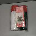 Ainibar 24 Pack Christmas Party Cups - 16oz Red, Green & White Stadium Cups with 24 Paper Straws, Festive Designs for Holiday Celebrations