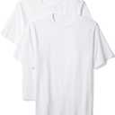 Amazon Essentials Mens Cotton Regular-Fit Short-Sleeve Crewneck T-Shirt (White, XXXL)
