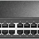 TP-Link TL-SG1024 | 24 Port Gigabit Ethernet Switch | Plug and Play | Sturdy Metal w/Shielded Ports | Rackmount | Fanless | 3 Year Manufacturer  Unmanaged, Black