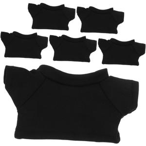 Garneck 8pcs Classic Bear T-Shirts for Stuffed Animals Soft Cloth Mini Bear Clothes Outfits Round Neck Design for Boys and Girls