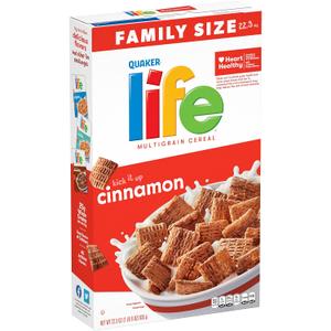 Life Cereal, Cinnamon, 22.3oz Box (EXP 06/17/27)