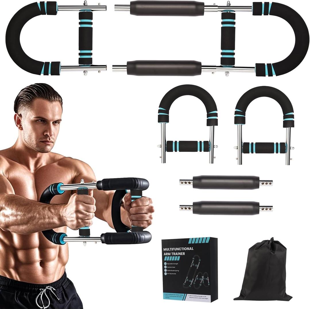 Twister Arm Trainer,Adjustable Resistance Bar for Full Body Workout, Arm Strengthener for Men & Women, Fitness Equipment for Strength Training