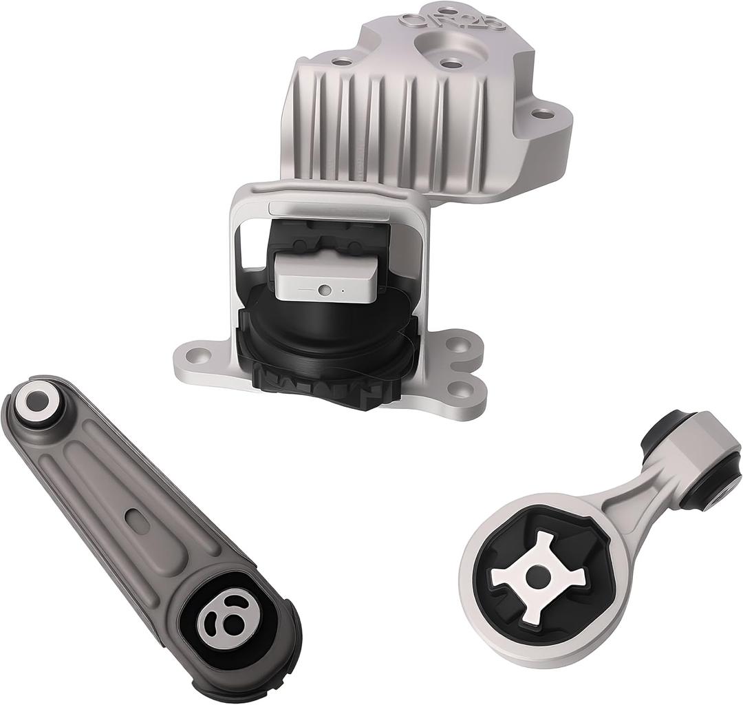 3 PCS Engine Motor and Transmission Bracket Kits Fit for Nissan Rogue 2014-2020, for Nissan X-Trail 2014-2019, for Renault Koleos 2017-2019, Auto Motor Engine & Trans Mount Set# A4367 A4376