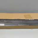 UNISHADES no Drill Cordless Roman Shades for Windows, 28" W 64" H - 100% Blackout - Linen - Mist White