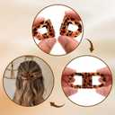 2PCS Magnetic Hair Clips, No Crease Magnet Hair Clip for Women, Easy for Daily Hairstyles, Strong Hold Seamless Magnetic Hair Clip for Sectioning and Styling