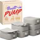 Inflatable Car Seat Foot Rest for Airplane or Toddler Bed for Air Plane (with Integrated Pump) (Grey)