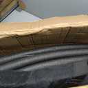 14Ft 8 Pcs Trampoline Curved Poles Replacement with Enclosure Net, Trampoline Curved Pole, Plastic T Connector, Fiberglass Rods, Mounting Hardware, Foam Padding