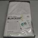 INOVADAY Total Blackout Curtains for Bedroom, Black Out Curtains 84 Inch Long, Clip Rings Linen Blackout Drapes, Thermal Insulated Room Darkening for Living Room, 2 Panels - Beige,W50xL84