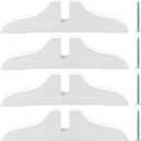 CALIDAKA 4pcs Folding Room Divider Stand,Wooden Room Divider Stand with Screws,Room Divider Screen Holder Feet Partition,Folding Privacy Screen Holder for Hotel Home Office(Color:White)