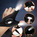 Lenski Fathers Day Gift for Husband Dad, Gifts for Men Flashlight Gloves, Fathers Day Gift from Daughter Wife Son, Dad Gifts for Him Dad Husband, Birthday Gifts for Men Him Grandpa