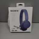 Sony WH-CH520 Wireless Headphones Bluetooth On-Ear Headset With Microphone And Up To 50 Hours Battery Life With Quick Charging, Blue