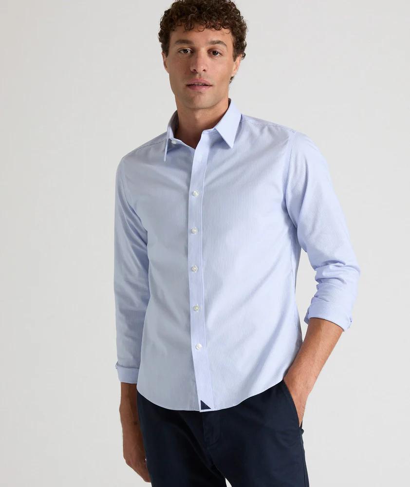 Wrinkle-Free Bordeaux Shirt L