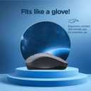 Lenovo WL310 Bluetooth Silent Mouse, Ergonomic, Adjustable DPI, Silent Clicks, Bluetooth 5.0, Portable for Windows, Mac, and Chromebook, Grey