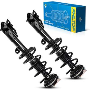 PHILTOP Front Struts Civic 2013 2014 2015, Complete Struts and Shocks Absorber Assembly, Quick Suspension Loaded Struts with Coil Spring 272925 272926 Set of 2 4SAA739