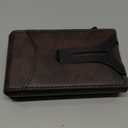 BULLIANT Men Wallet,Magnetic Metal Wallet Money Clip 9Cards Pop-up Access RFID Blocking (Forest Brown-4337)