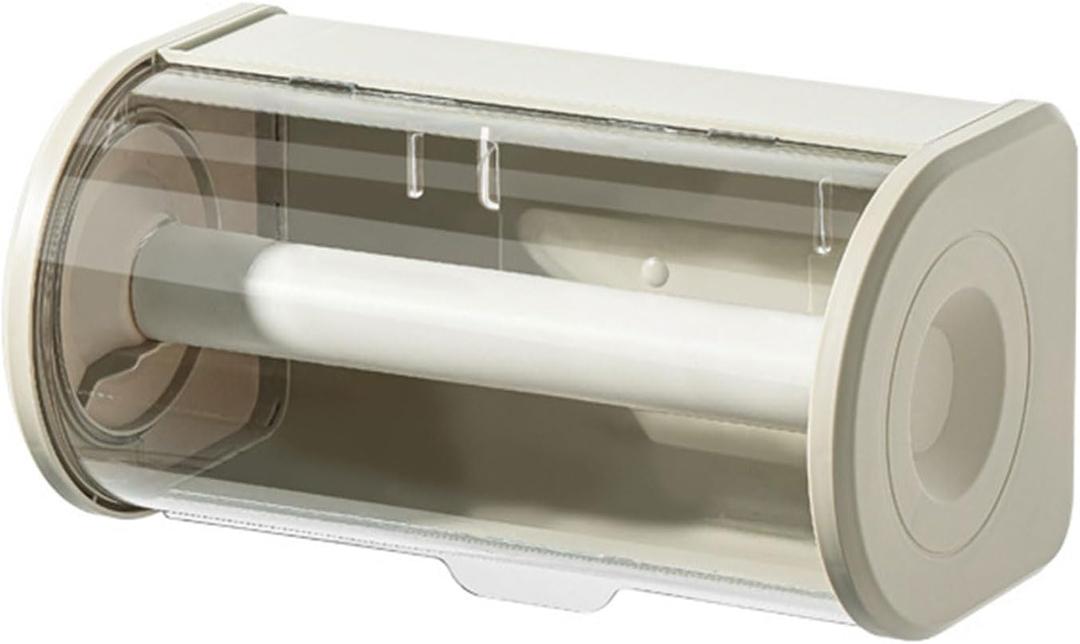 Kitchen Paper Towel Holder, Portable Napkin Holder, Toilet Box with Transparent Cover, Refillable Towel Box, Kitchen and Bathroom Supplies